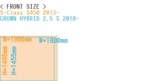 #S-Class S450 2013- + CROWN HYBRID 2.5 S 2018-